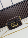Monogram Mini Chain Crossbody Bag